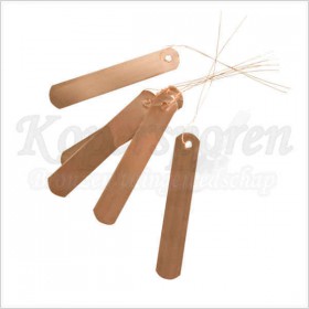Plantlabel van koper, 10 stuks